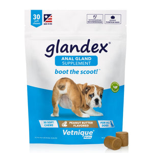 Glandex - Anal Gland Supplement PB Flavored with Pumpkin for Dogs