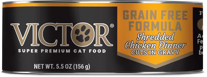 Victor - Shredded Chicken in Gravy Grain Wet Cat Food