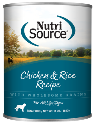 NutriSource - Adult Chicken & Rice Formula Wet Dog Food