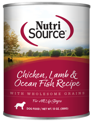 NutriSource - Chicken, Lamb & Ocean Fish Formula Wet Dog Food