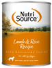 NurtiSource - Lamb & Rice Formula Wet Dog Food