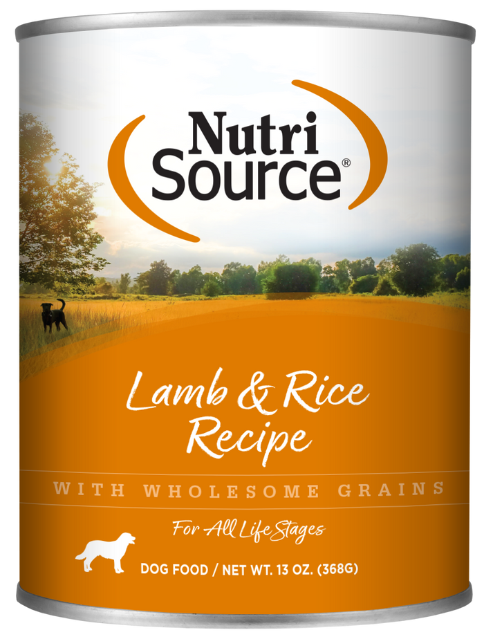 NurtiSource - Lamb & Rice Formula Wet Dog Food