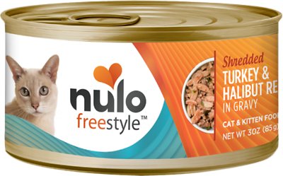 Nulo - Shredded Turkey & Halibut Canned Cat Food