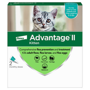 Elanco - Advantage II Cat Vet-Recommended Flea Treatment & Prevention