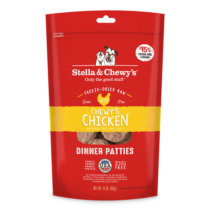 Stella & Chewy's - Freeze-Dried Chicken Raw Dinner Patties for Dogs