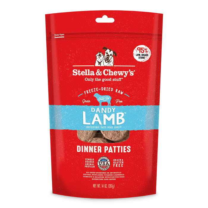 Stella & Chewy's - Dandy Lamb Freeze-Dried Raw Dinner Patties Dry Dog Food