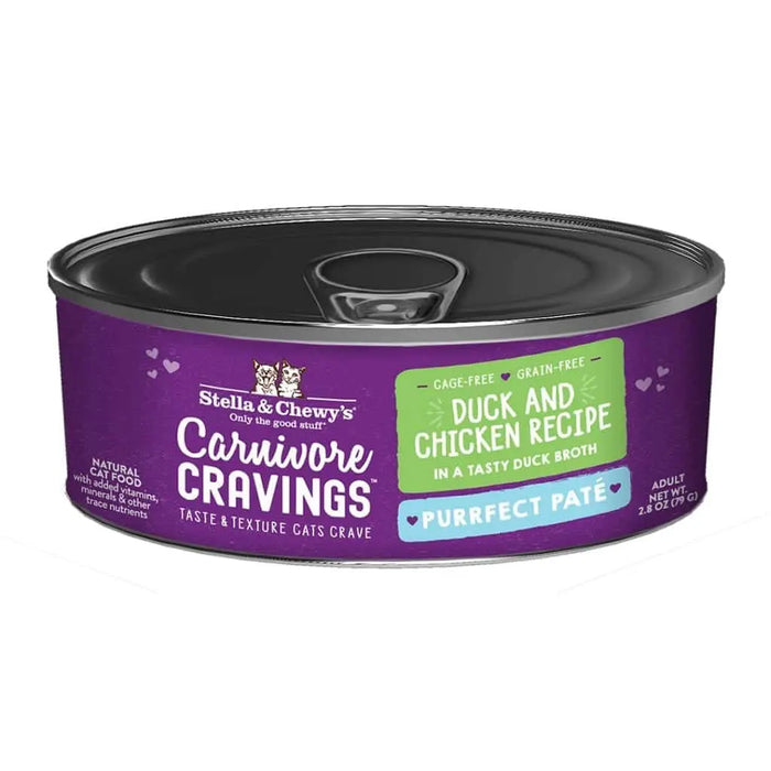 Stella & Chewy's - Carnivore Cravings Purrfect Paté Duck & Chicken Recipe Wet Cat Food