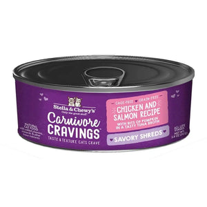 Stella & Chewy's - Carnivore Cravings Savory Shreds Chicken & Salmon Recipe Wet Cat Food