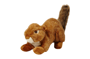 Fluff & Tuff - Red Squirrel (Squeakerless) Dog Toy