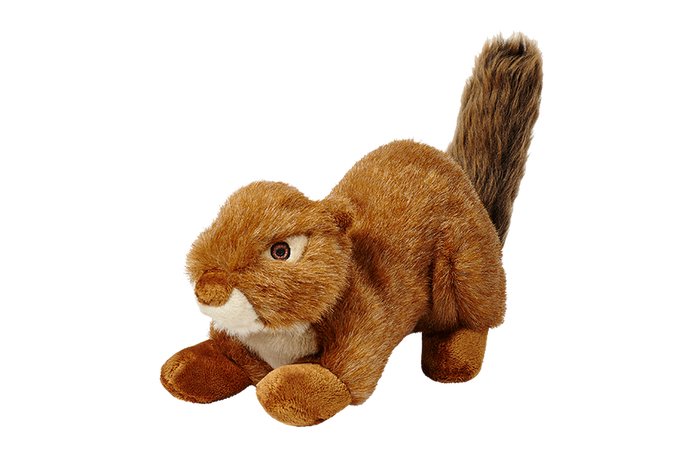 Fluff & Tuff - Red Squirrel (Squeakerless) Dog Toy