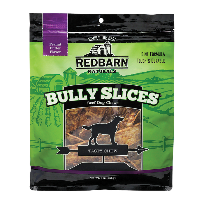 RedBarn - Bully Slices Peanut Butter Flavor Dog Treats