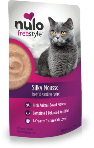Nulo - Freestyle Silky Mouse Beef & Sardine Recipe Wet Cat Food
