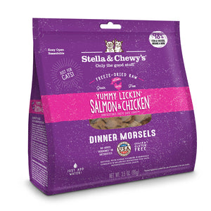 Stella & Chewy's - Freeze-Dried Raw Salmon & Chicken Dinner Morsels Dry Cat Food