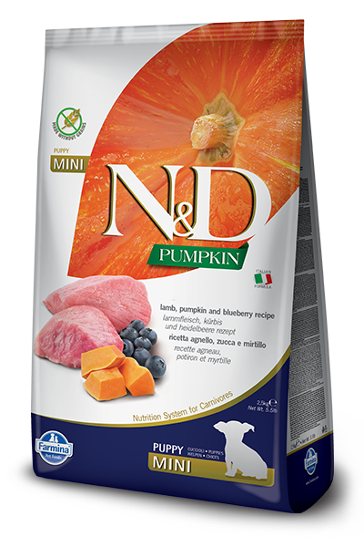 Farmina - N&D Pumpkin Lamb & Blueberry Puppy Mini Food