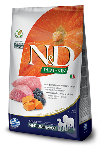 Farmina - N&D Pumpkin Lamb & Blueberry Med/Maxi Dog Food