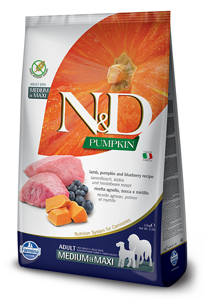 Farmina - N&D Pumpkin Lamb & Blueberry Med/Maxi Dog Food