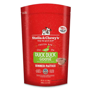 Stella & Chewy's - Frozen Raw Duck Duck Goose Dinner Patties Dog Food - PICK UP ONLY