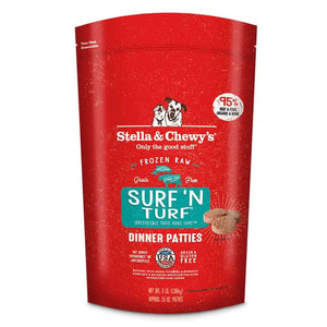 Stella & Chewy's - Surf ‘N Turf Frozen Raw Dinner Patties - PICKUP ONLY