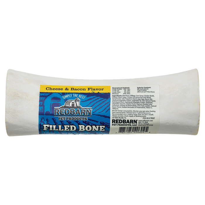 RedBarn - Cheese N' Bacon Filled Bone Dog Treat