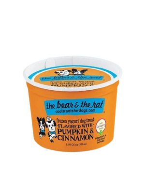 The  Bear and The Rat - Frozen Pumpkin Yogurt Dog Treat - PICK UP ONLY