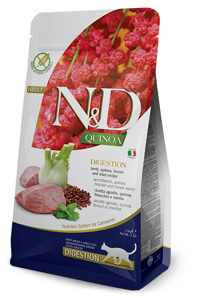 Farmina - N&D Quinoa Digestion Lamb & Quinoa Dry Cat Food