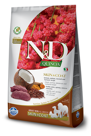Farmina - N&D Quinoa Skin & Coat Venison Dog Food