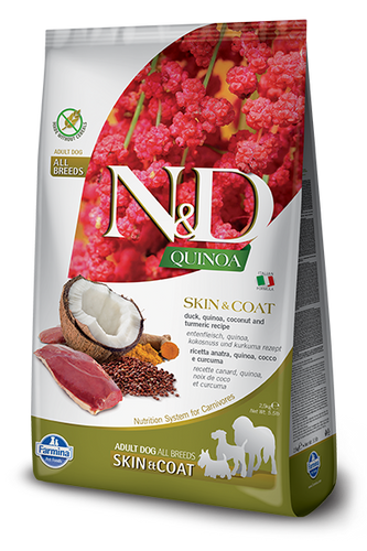 Farmina - N&D Quinoa Skin & Coat Duck Dry Dog Food