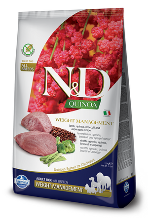 Farmina - N&D Quinoa Weight Management Lamb Dog Food