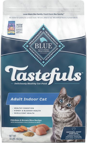 Blue Buffalo - Tastefuls Adult Indoor Chicken & Brown Rice Dry Cat Food