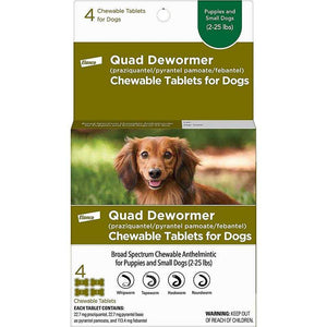 Elanco - Quad Dewormer (praziquantel/pyrantel pamoate/febantel) for Dogs