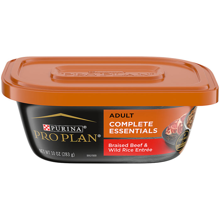 Purina Pro Plan - Braised Beef & Wild Rice Entrée Chunks In Gravy Wet Dog Food