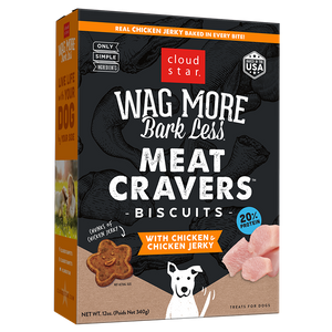 Cloud Star - Meat Cravers Biscuits Chicken & Chicken Jerky Dog Treats