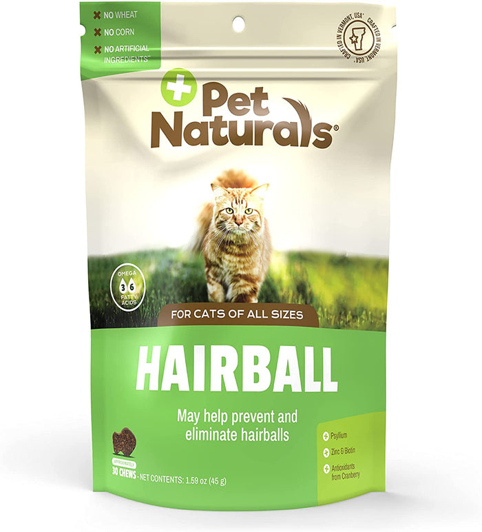 Pet Naturals - Hairball Treat for Cats