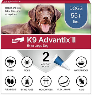Elanco - K9 Advantix II for Dog Vet-Recommended Tick & Mosquito Treatment & Prevention
