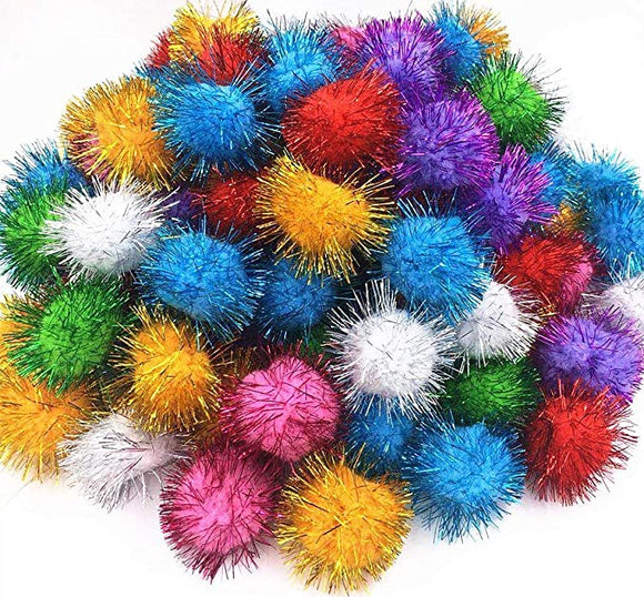 Coastal Pet - Glitter Pom Poms Cat Toy