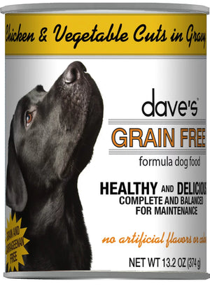Dave's - Grain-Free Chicken & Vegetable Cuts in Gravy Wet Dog Food