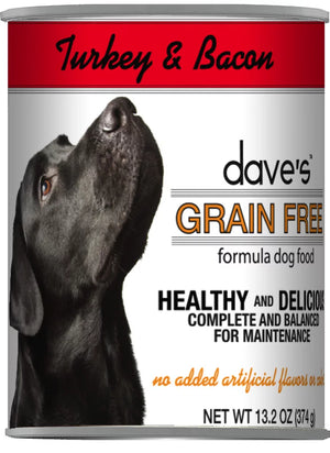 Dave's - Grain-Free Turkey & Bacon Formula Wet Dog Food