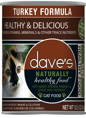 Dave's - Naturally Healthy Turkey Formula Wet Cat Food