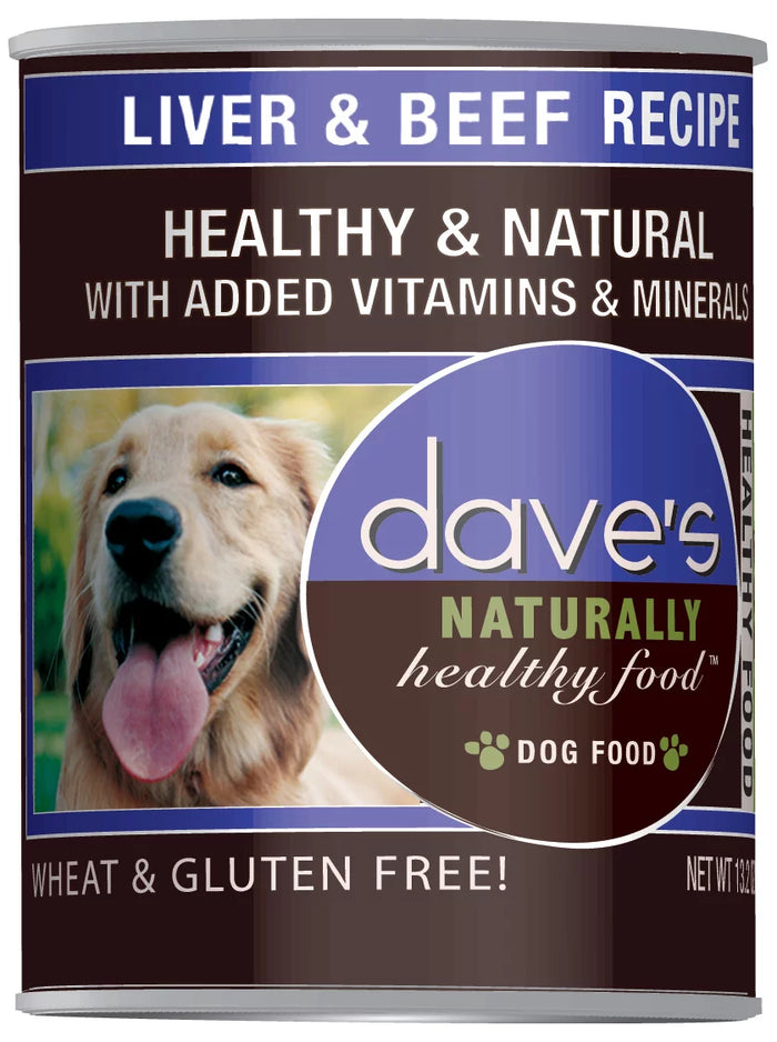 Dave's - Naturally Healthy Liver & Beef Recipe Wet Dog Food