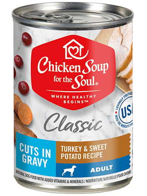 Chicken Soup - Turkey & Sweet Potato Cuts In Gravy Wet Dog Food