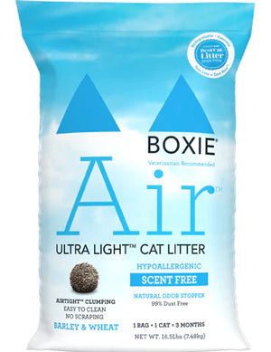 Boxiecat - Air Lightweight, Scent Free, Premium Clumping Litter