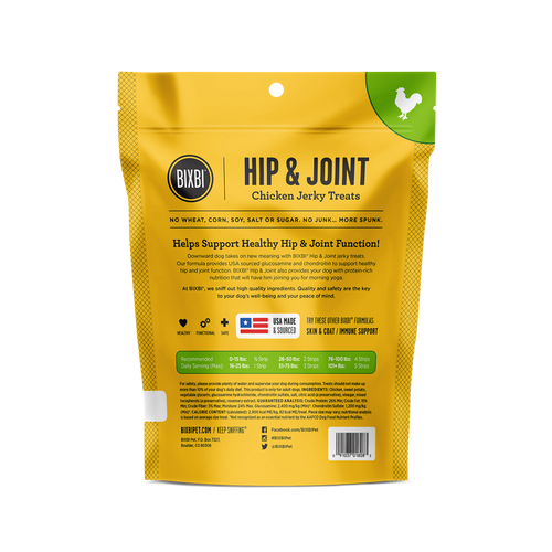 Bixbi - Hip & Joint Chicken Jerky Dog Treat