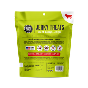 Bixbi - Original Beef Lung Jerky Treats for Dogs