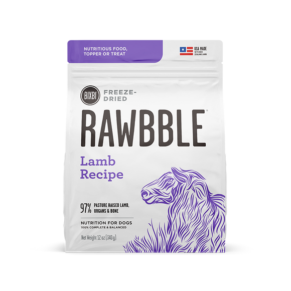 Bixbi - Rawbble Lamb Freeze-Dried Dog Food