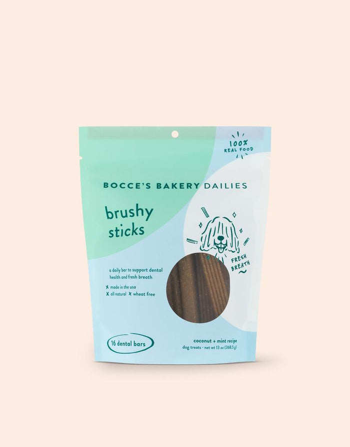 Bocce's Bakery - Brushy Sticks Dental Bars Dog Treats