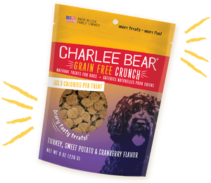 Charlee Bear - Grain-Free Crunch Turkey, Sweet Potato & Cranberry Dog Treats