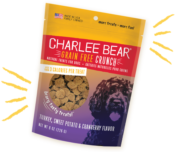 Charlee Bear - Grain-Free Crunch Turkey, Sweet Potato & Cranberry Dog Treats