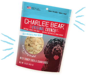 Charlee Bear - Original Crunch with Turkey, Liver & Cranberries Dog Treats