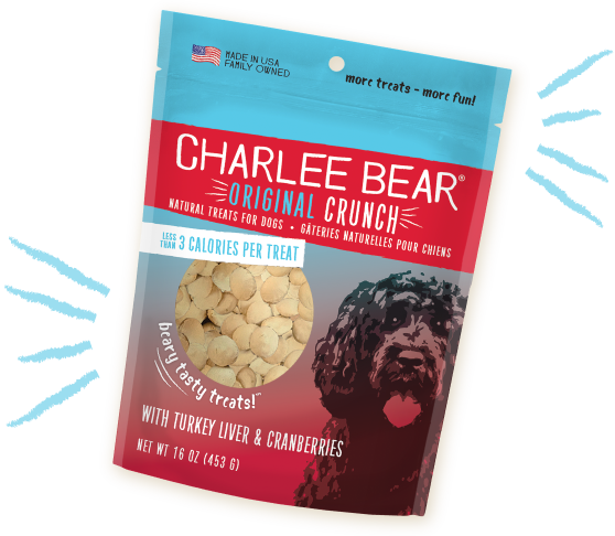 Charlee Bear - Original Crunch with Turkey, Liver & Cranberries Dog Treats