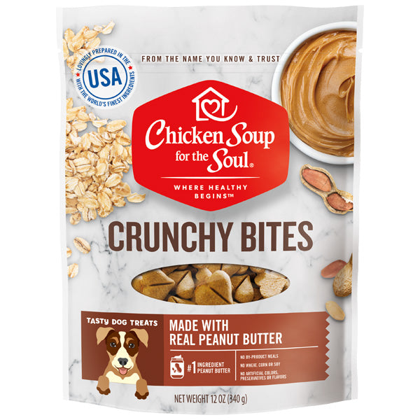 Chicken Soup - Peanut Butter Crunchy Bites Dog Treats